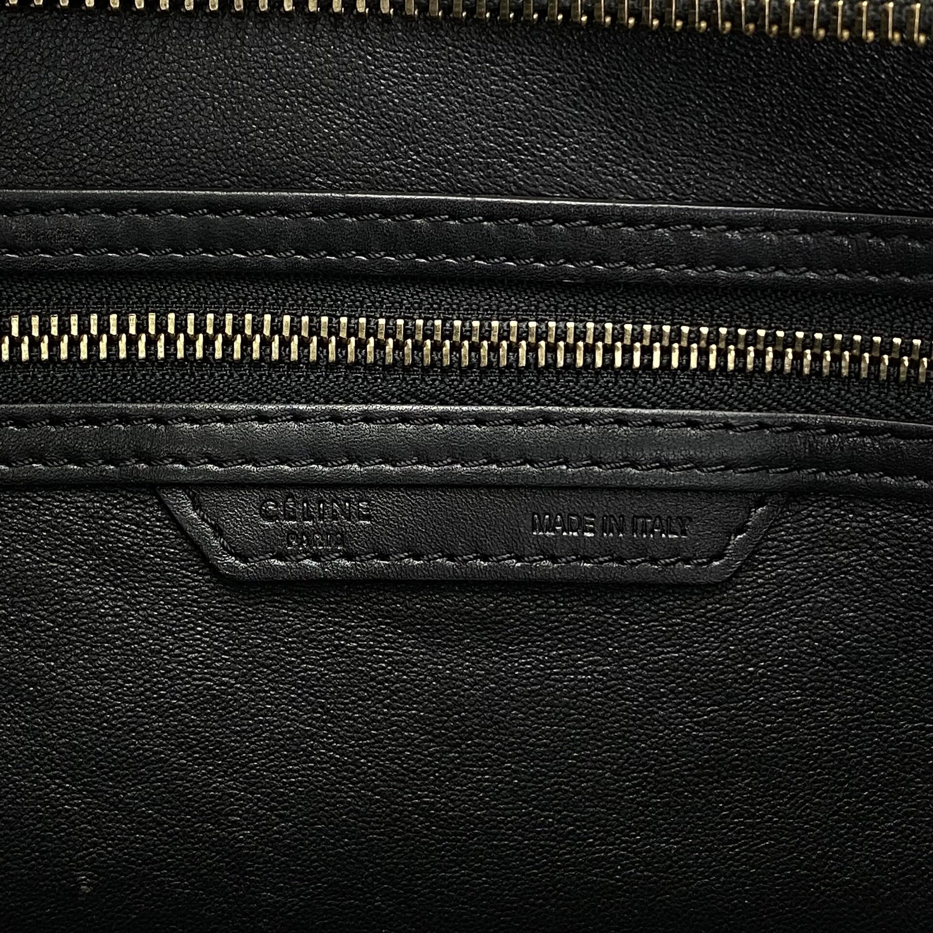 Bolsa Celine Mini Luggage Preta e Leopard