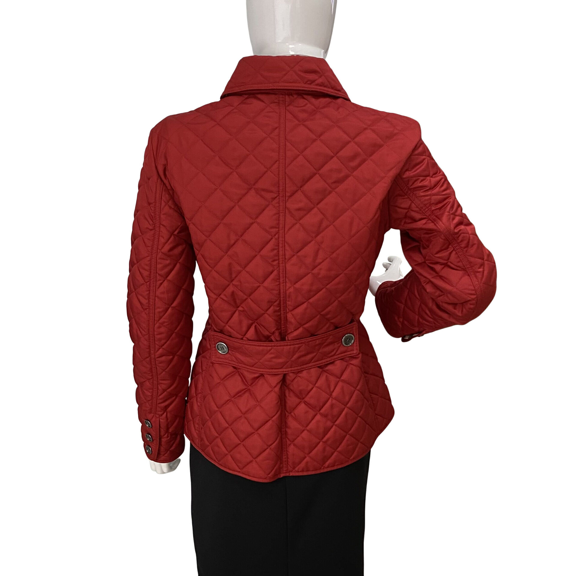 Casaco Burberry Matelassê Vermelho