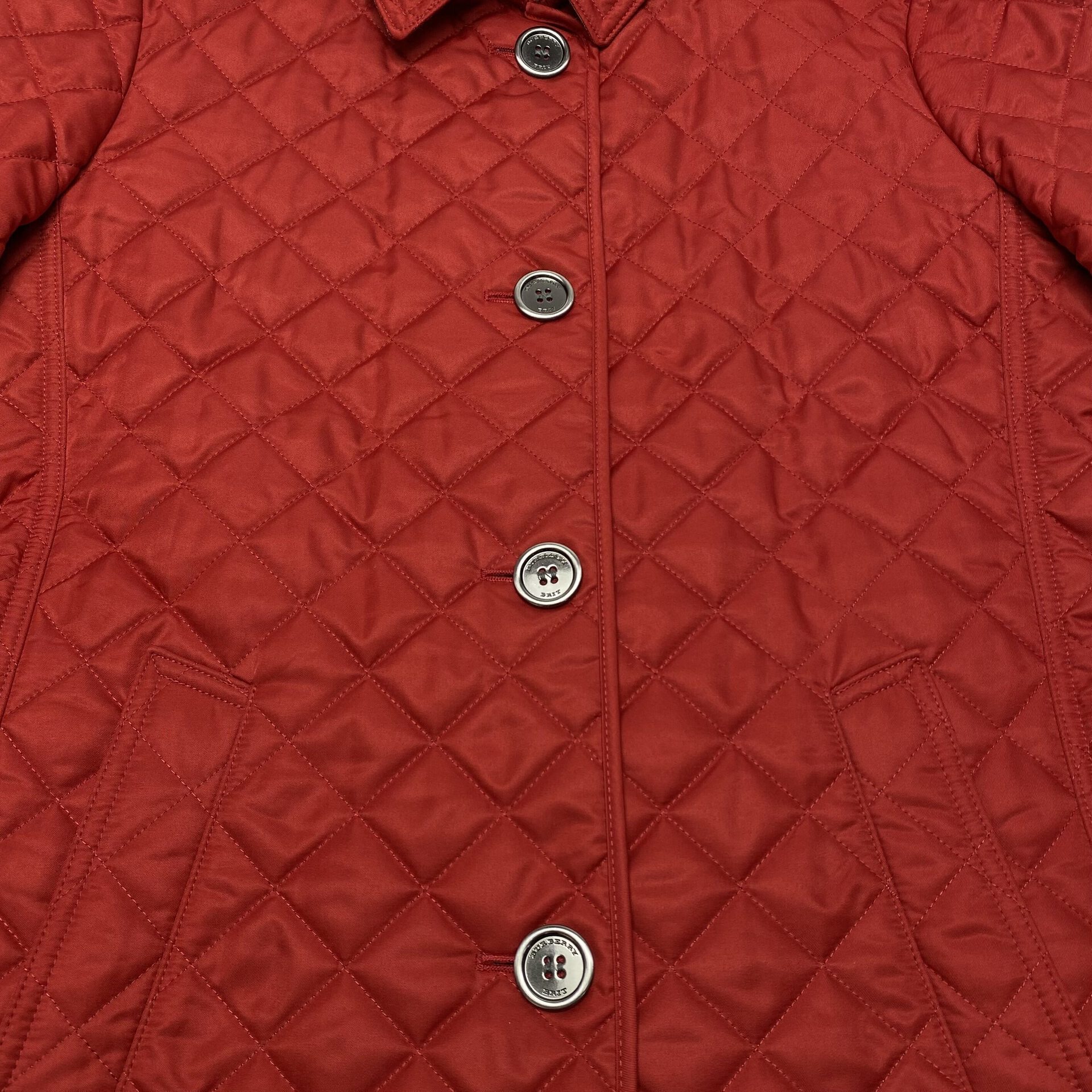 Casaco Burberry Matelassê Vermelho