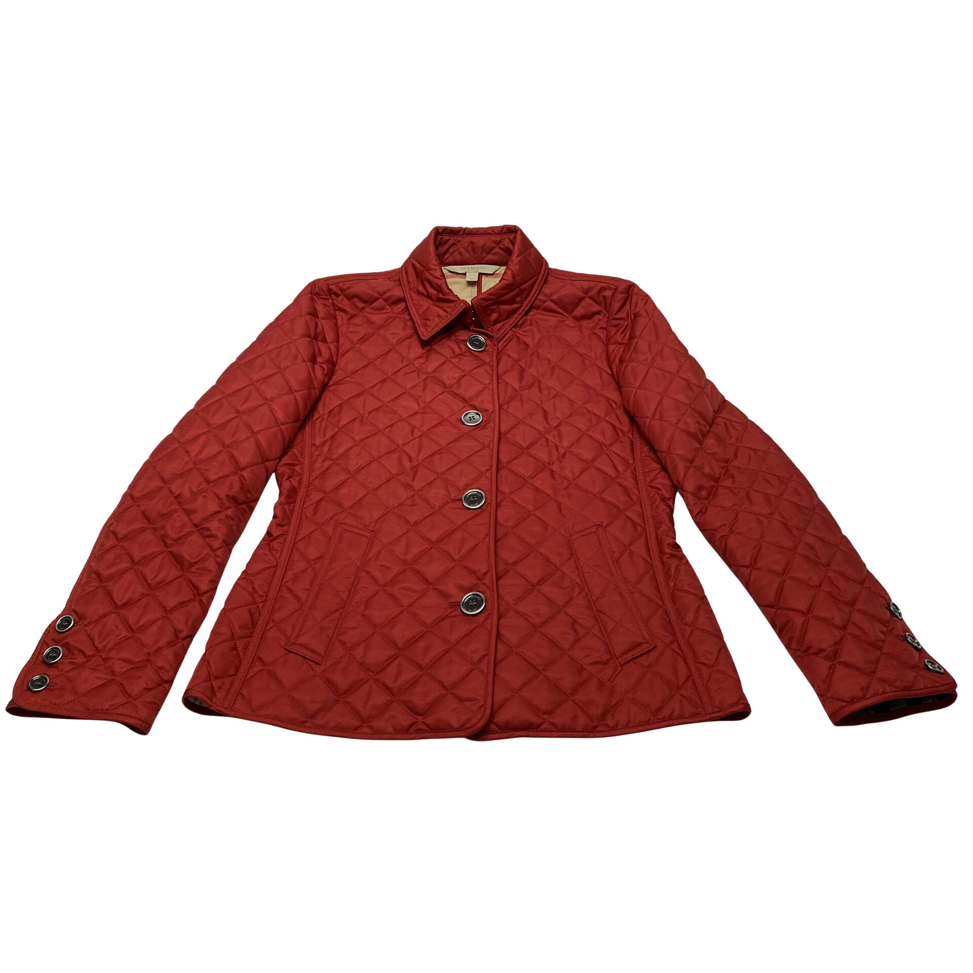 Casaco Burberry Matelassê Vermelho