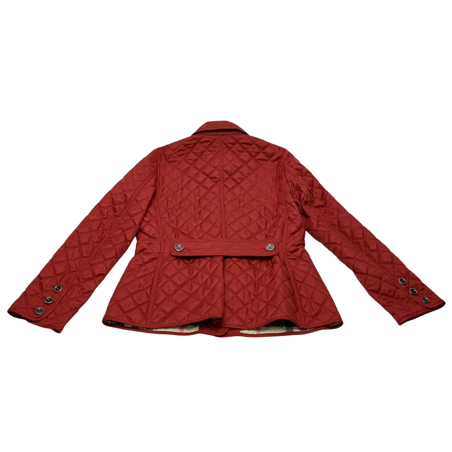 Casaco Burberry Matelassê Vermelho