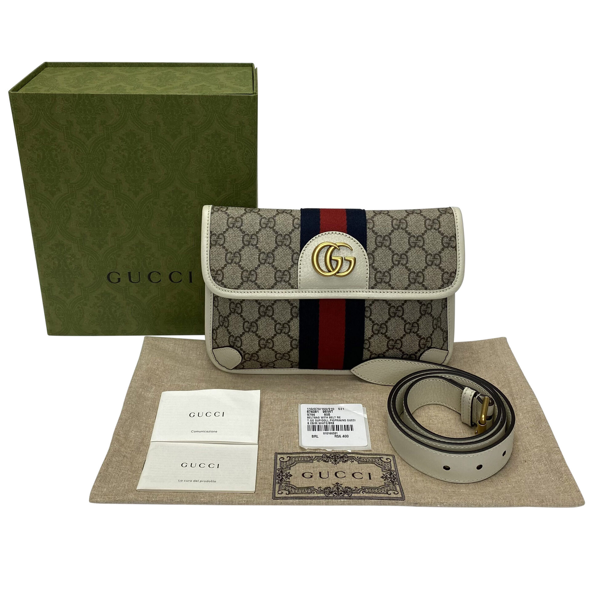Pochete Gucci Belt Ophidia GG