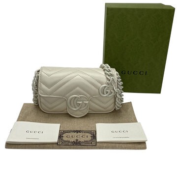 Bolsa Gucci GG Marmont Belt Bag Off White