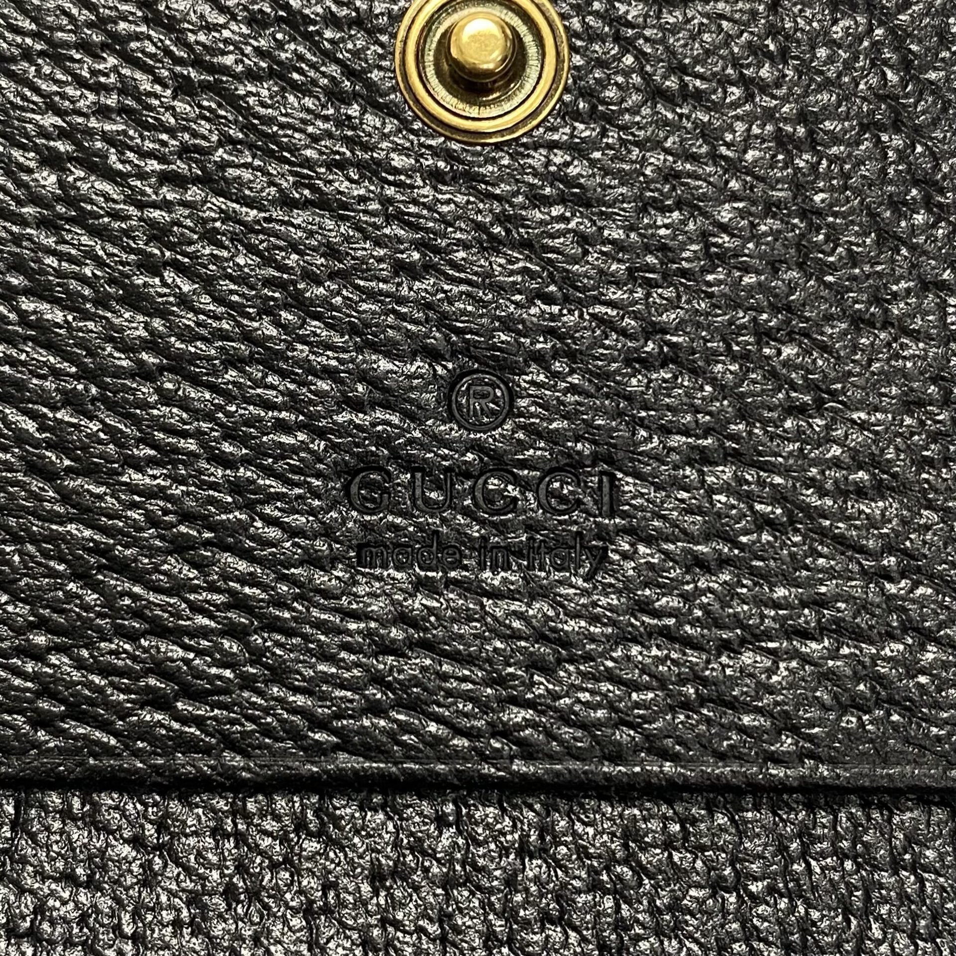 Carteira Gucci Bamboo Preta