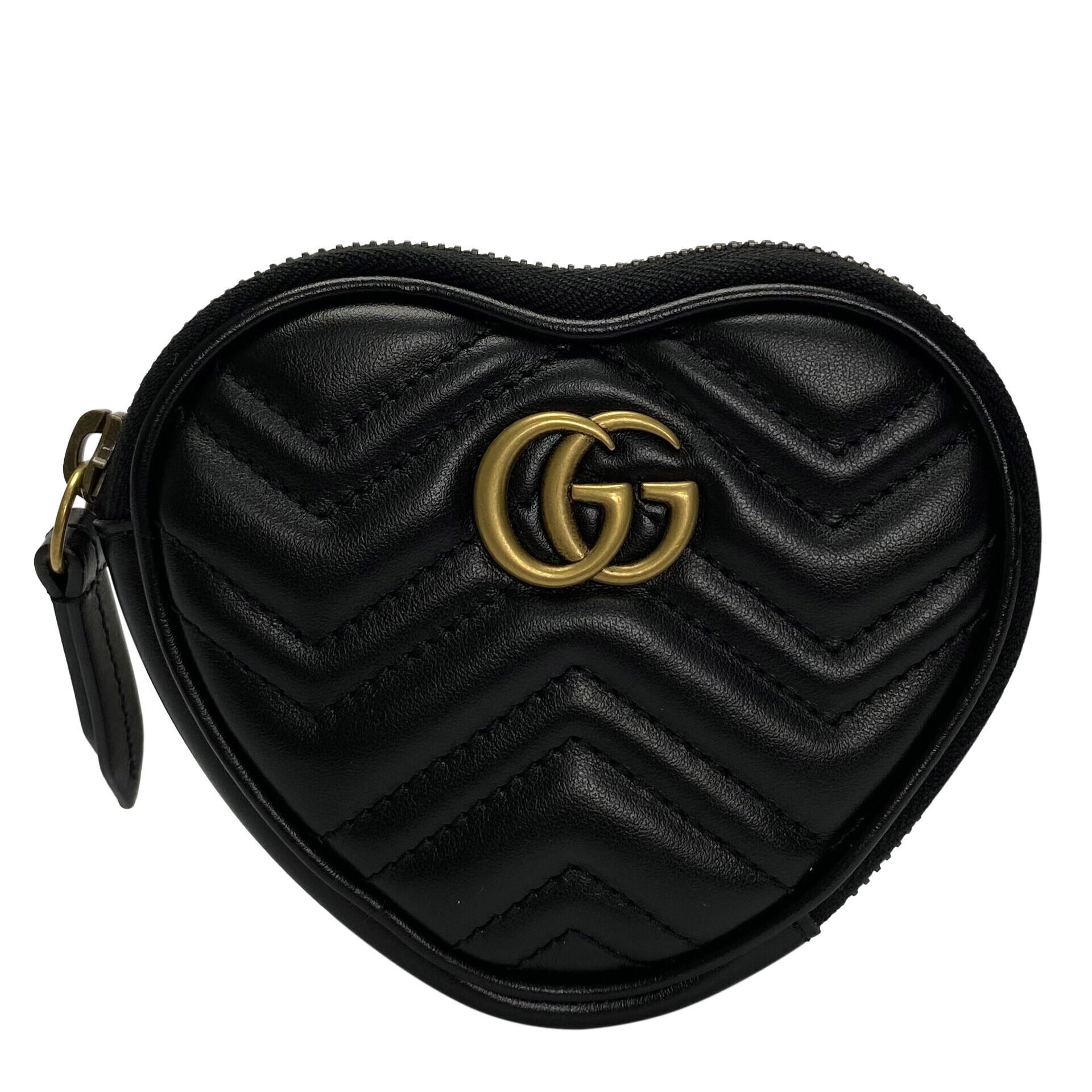 Porta-Moedas Gucci Coração Preto