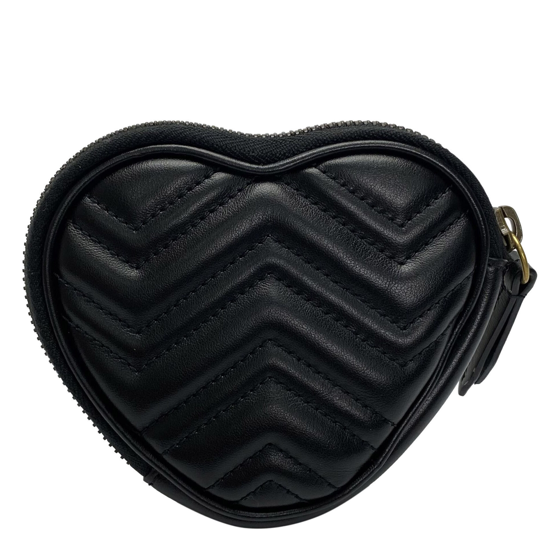 Porta-Moedas Gucci Coração Preto