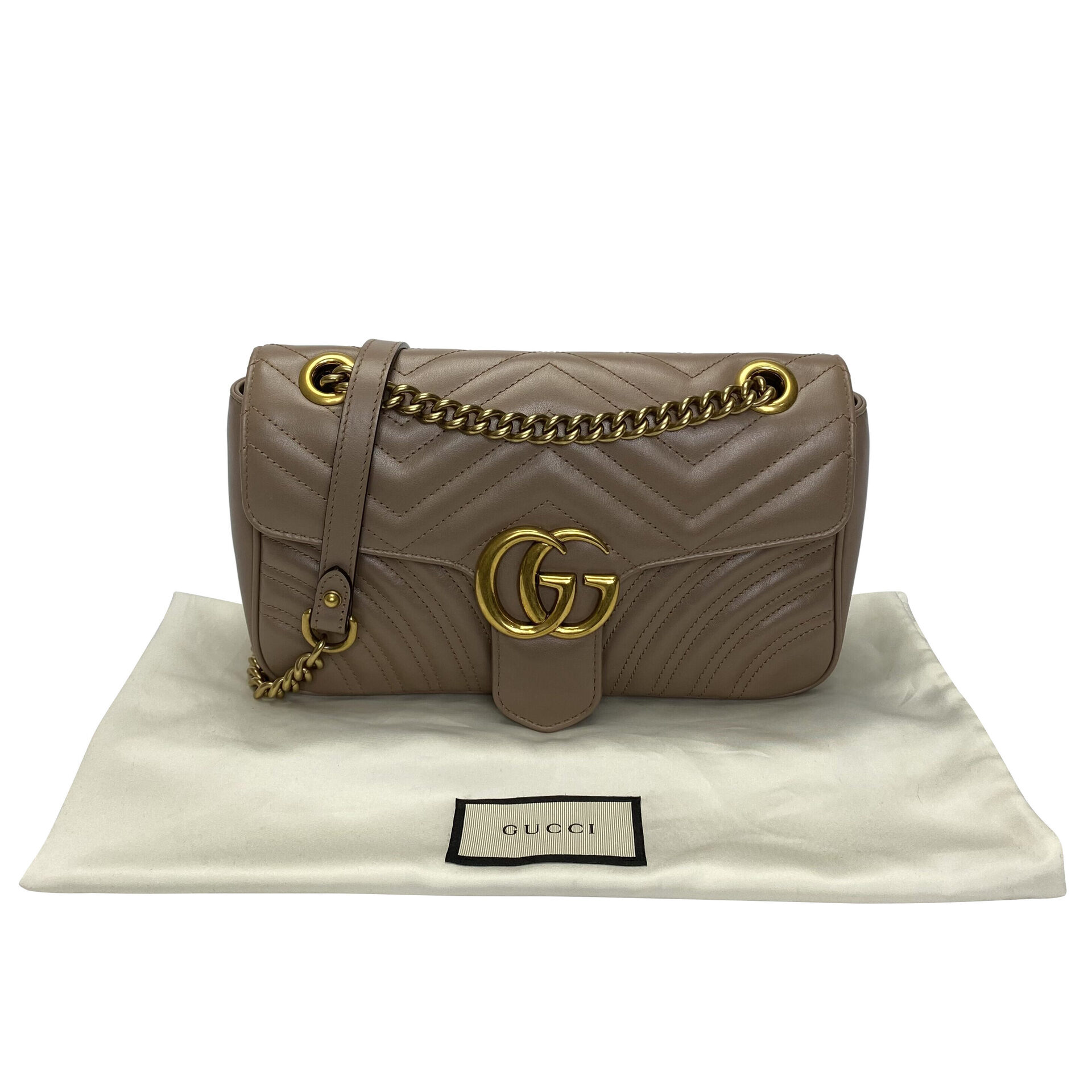 Bolsa Gucci GG Marmont Nude