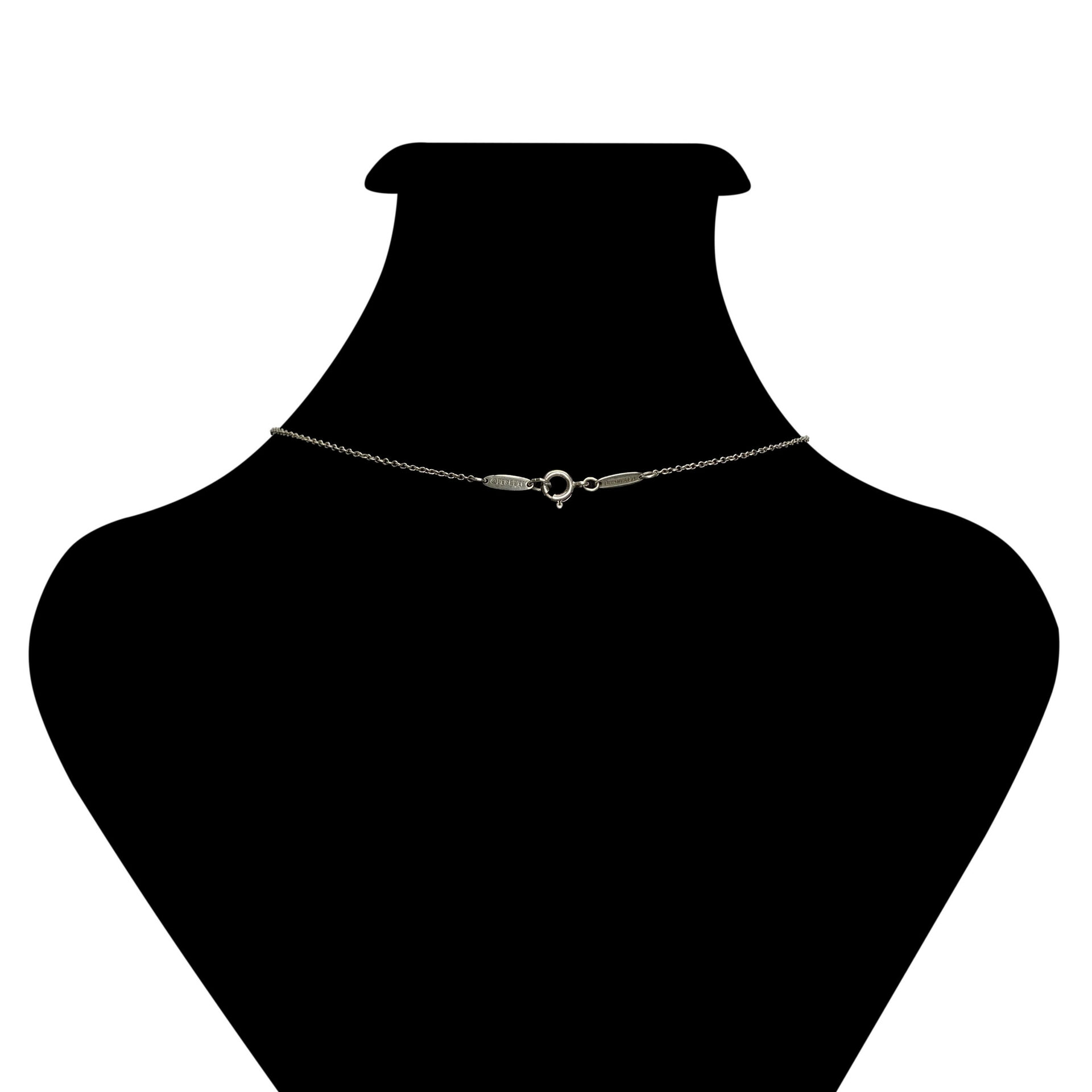 Colar Tiffany & Co. Berloque Bolsa e Coração