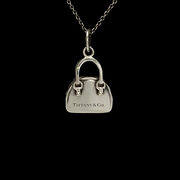 Colar Tiffany & Co. Berloque Bolsa e Coração