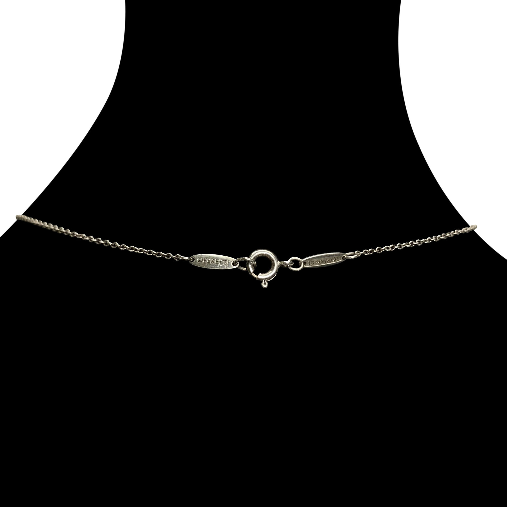 Colar Tiffany & Co. Berloque Bolsa e Coração