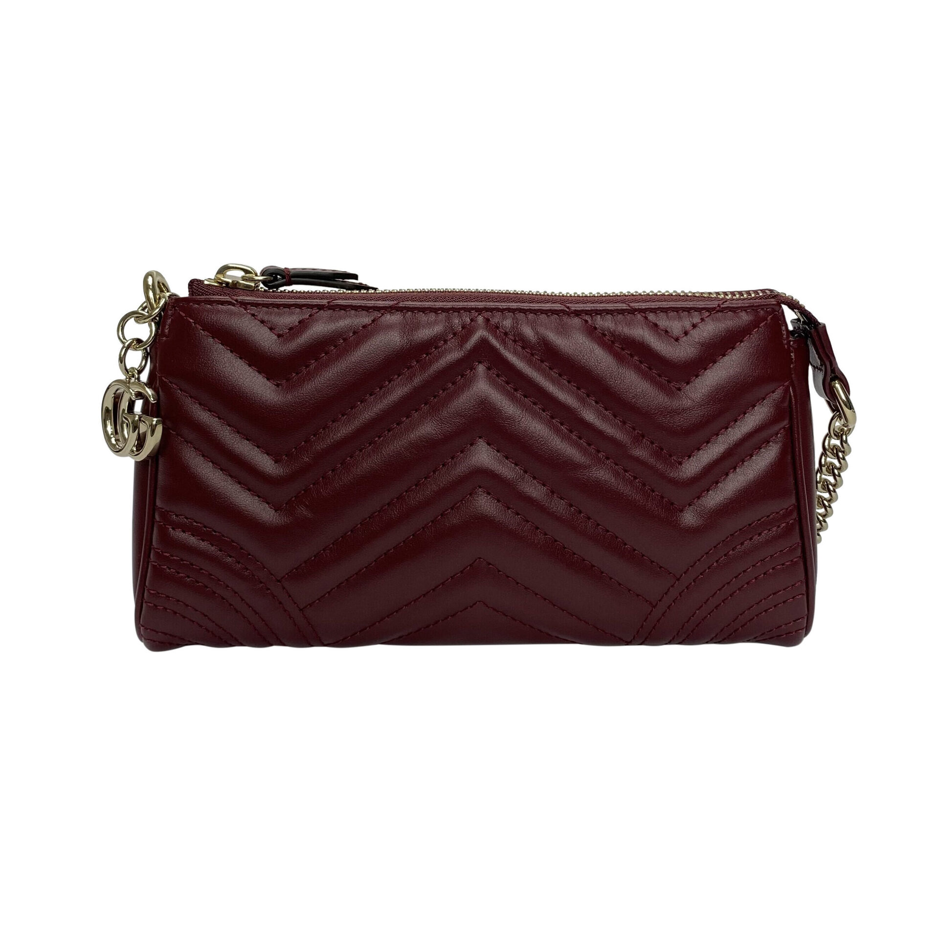 Bolsa Gucci Chevron Vinho