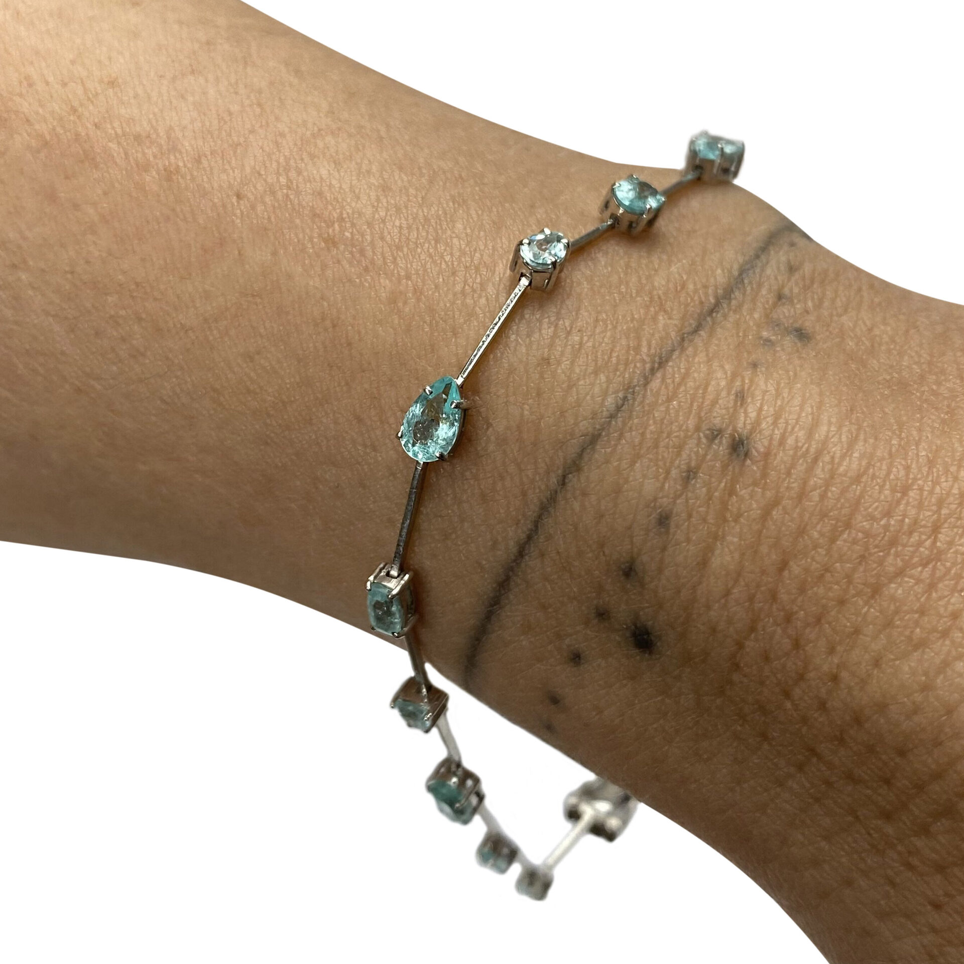 Pulseira Turmalina Paraíba - 2.84 ct.