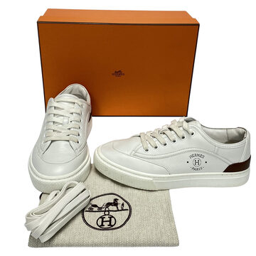 Tênis Hermès Get Couro Branco