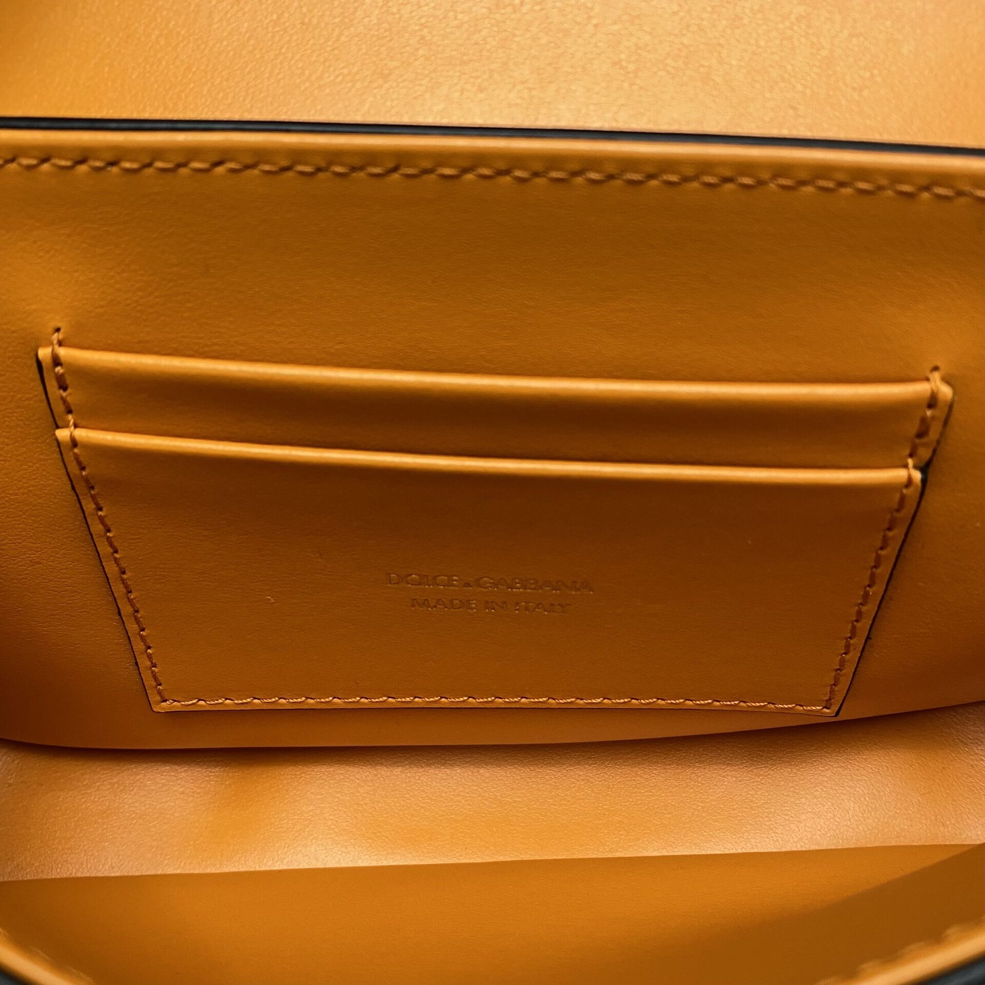 Bolsa Dolce & Gabbana Logo DG Couro Laranja