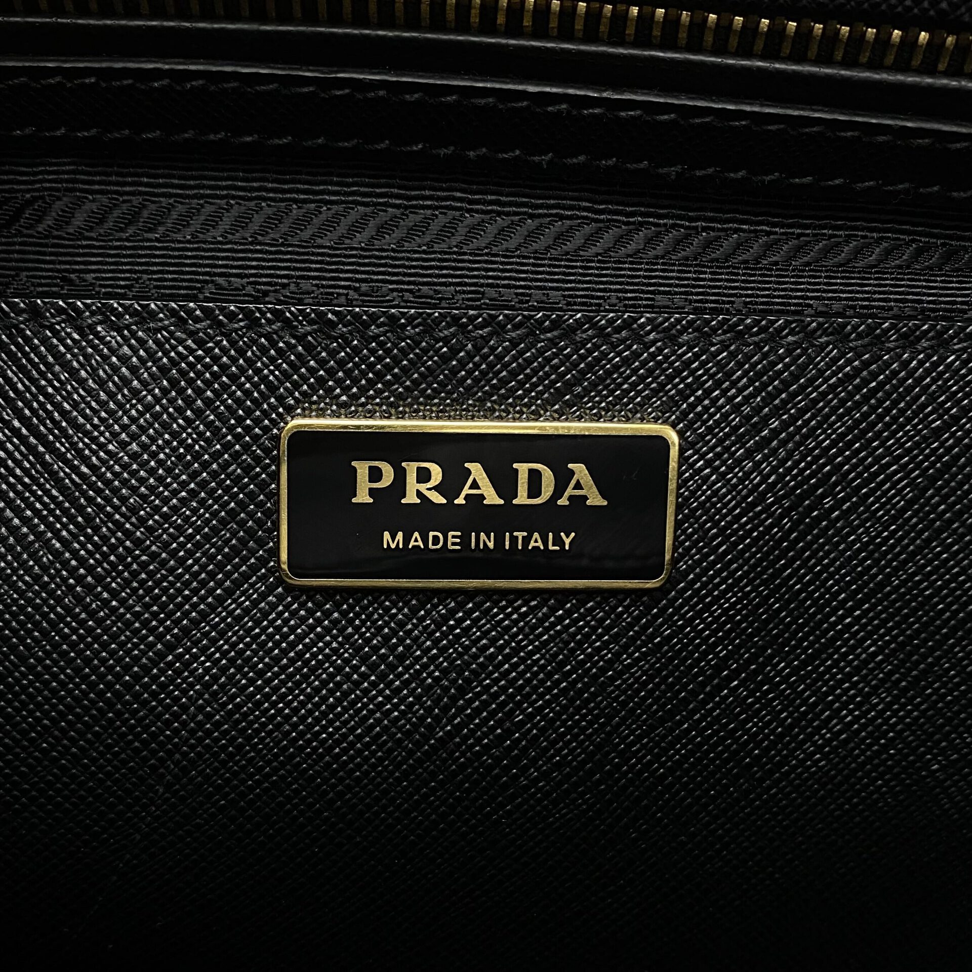 Bolsa Prada Galleria Couro Saffiano Preta