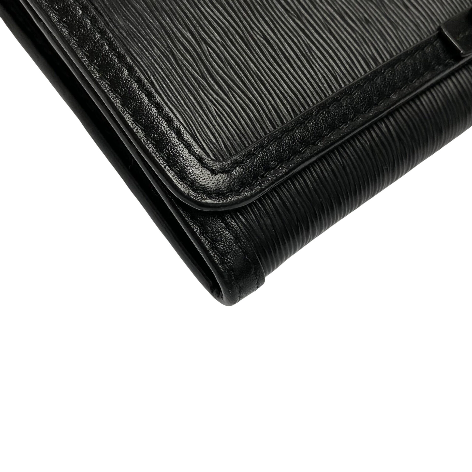 Carteira Prada Couro Saffiano Preto