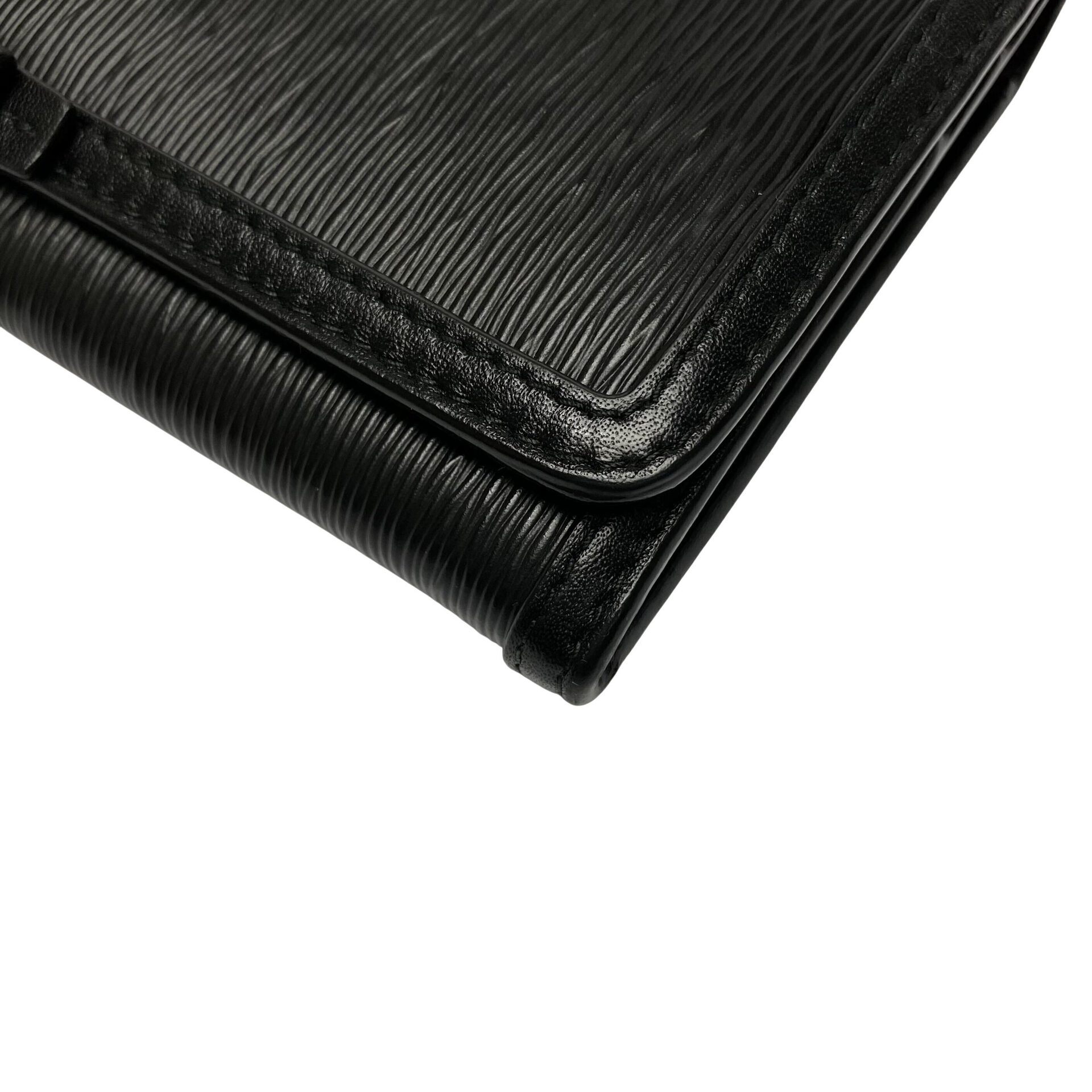 Carteira Prada Couro Saffiano Preto