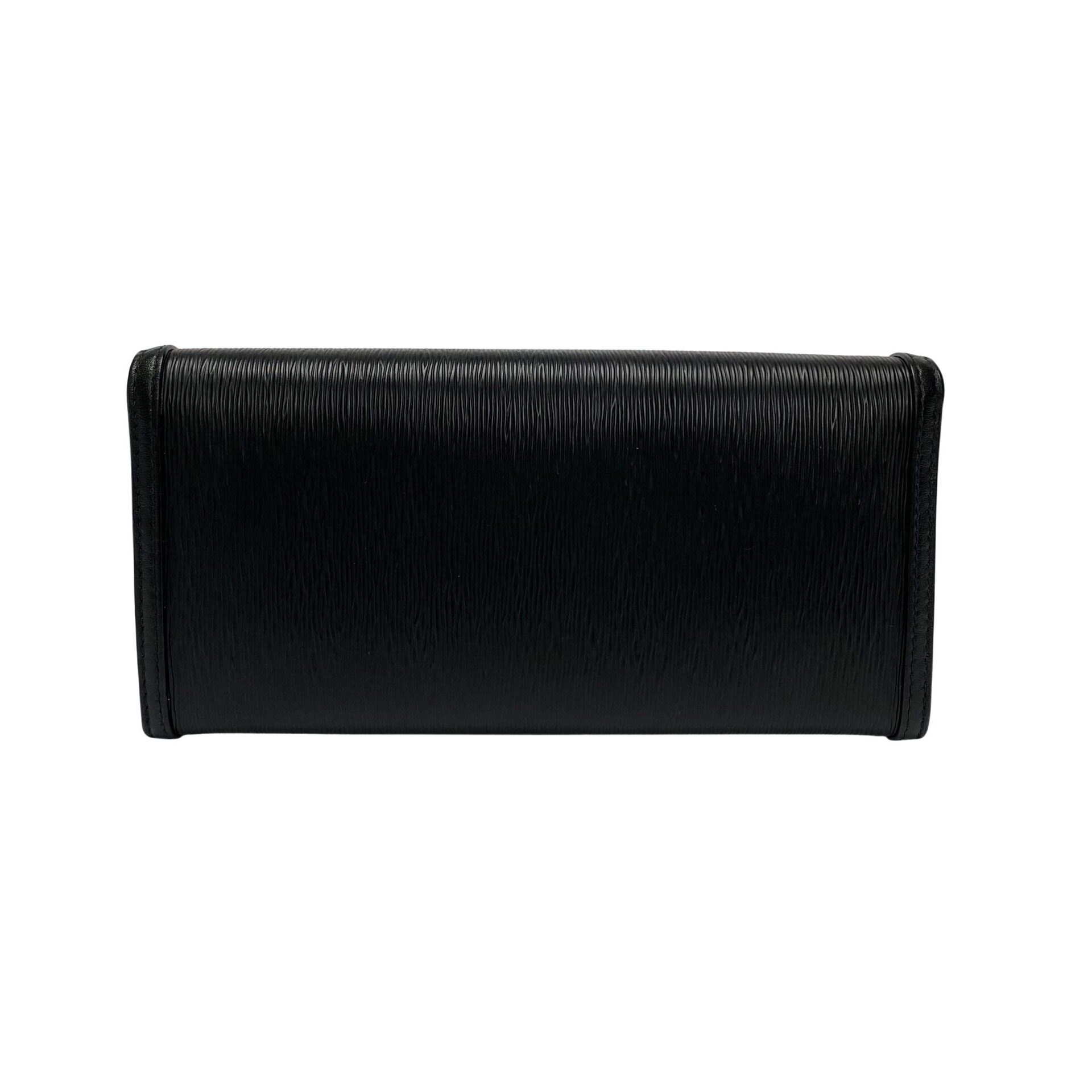 Carteira Prada Couro Saffiano Preto