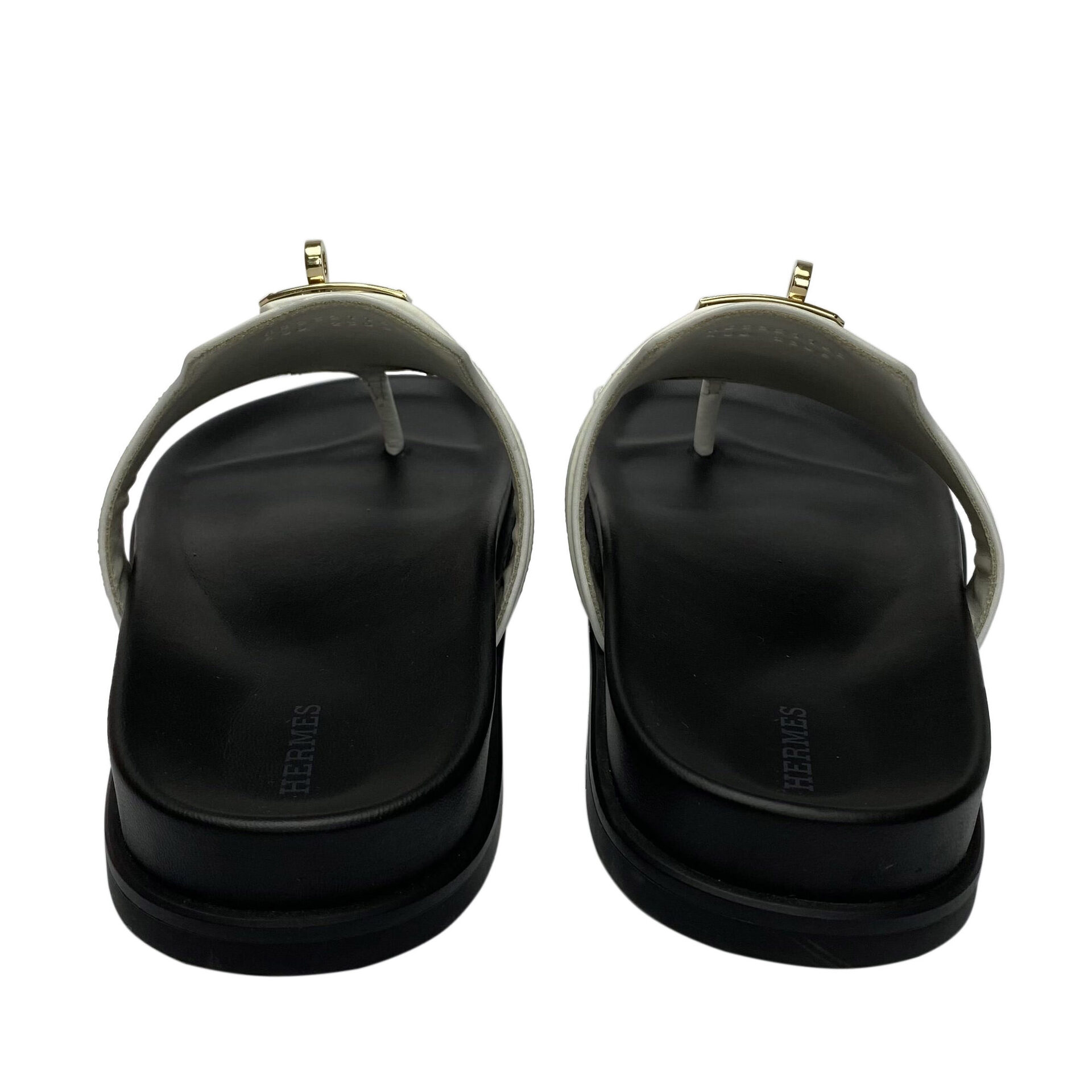 Sandália Hermès Empire Branca