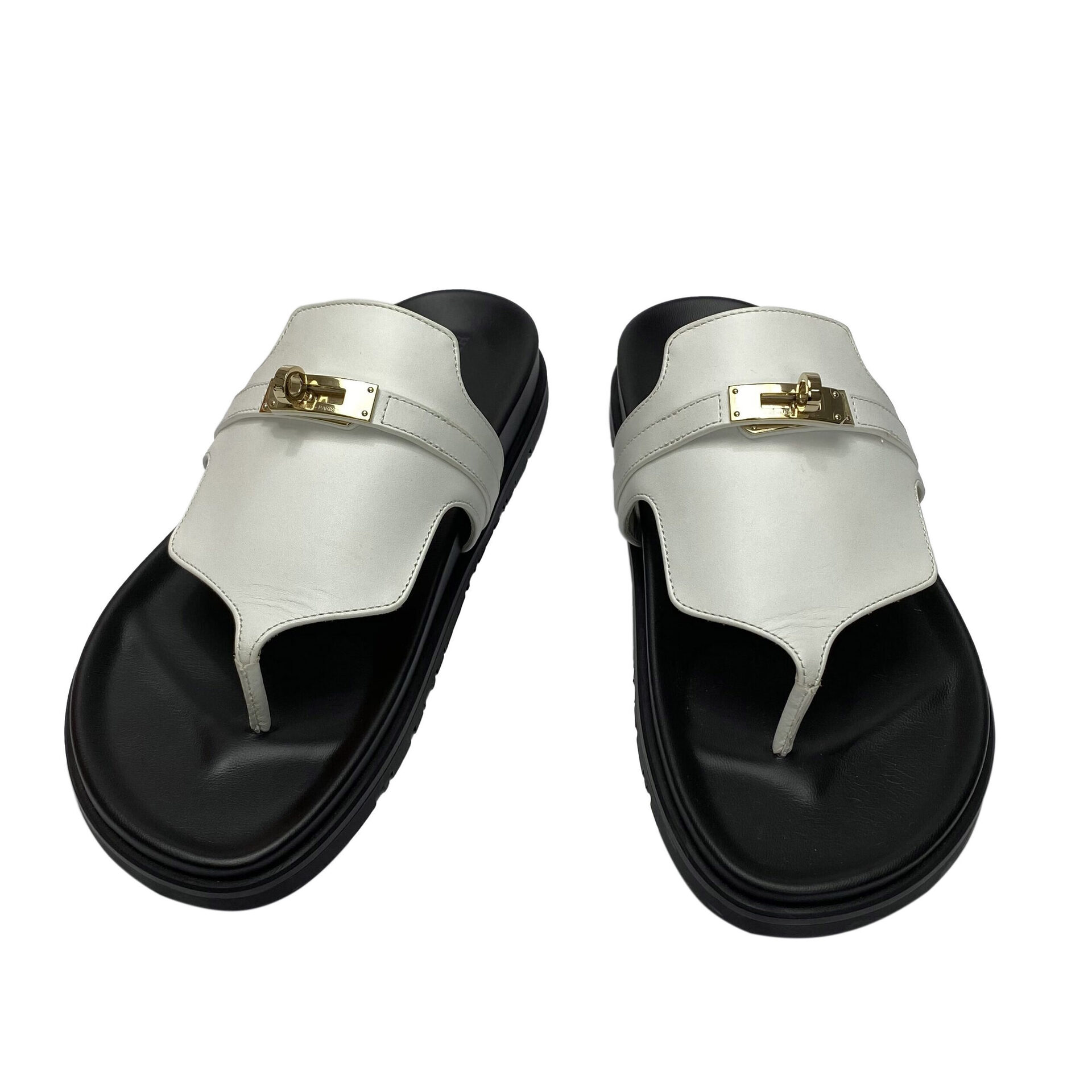 Sandália Hermès Empire Branca