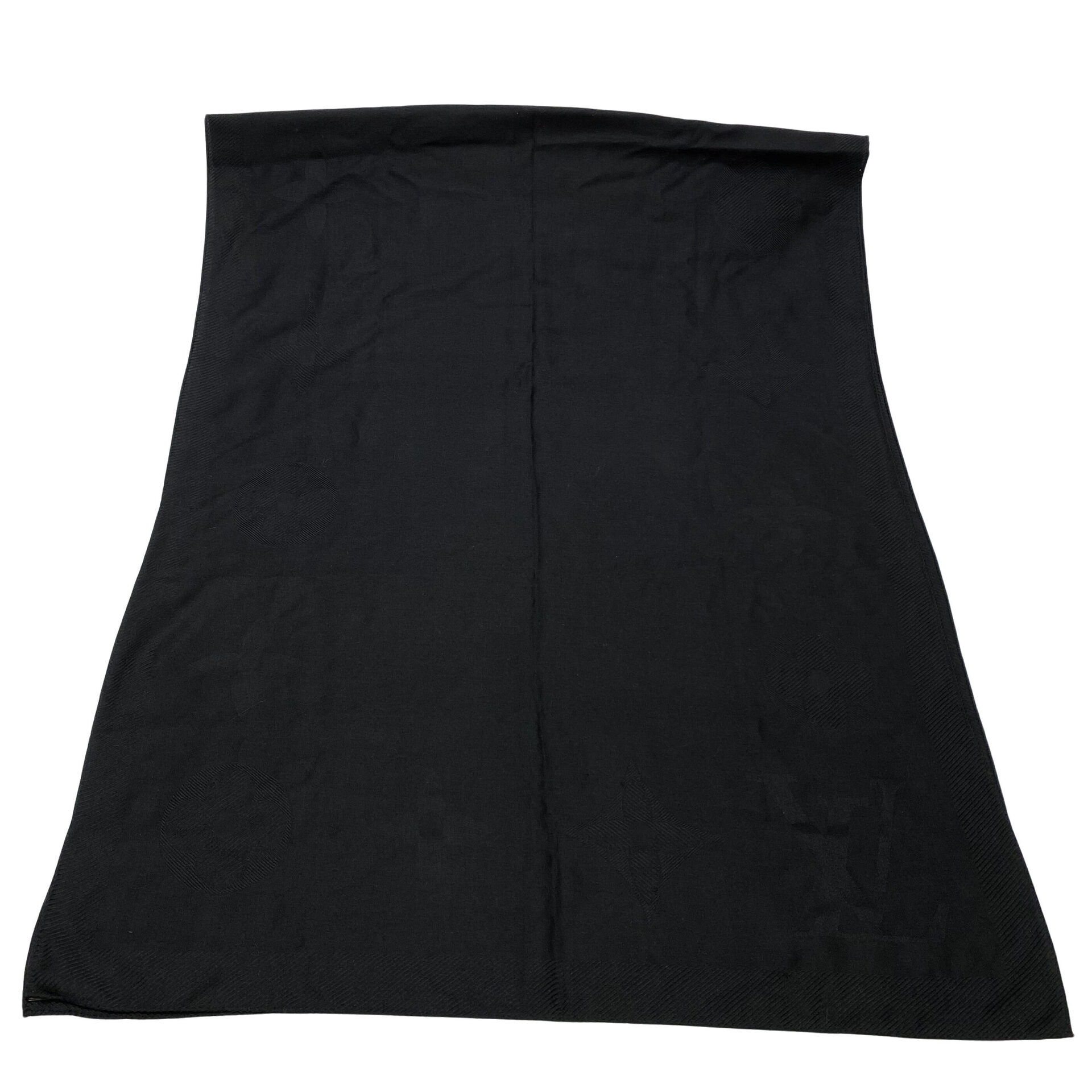 Lenço Louis Vuitton Preto