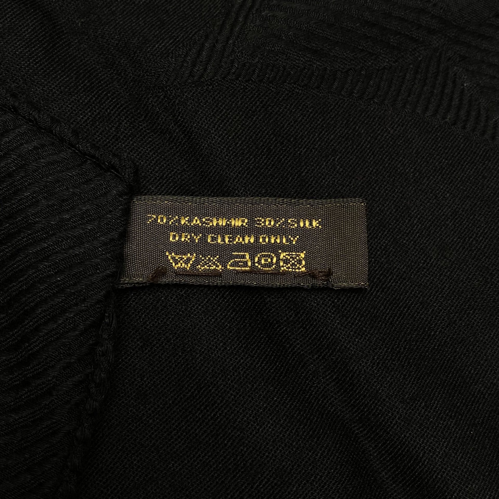 Lenço Louis Vuitton Preto