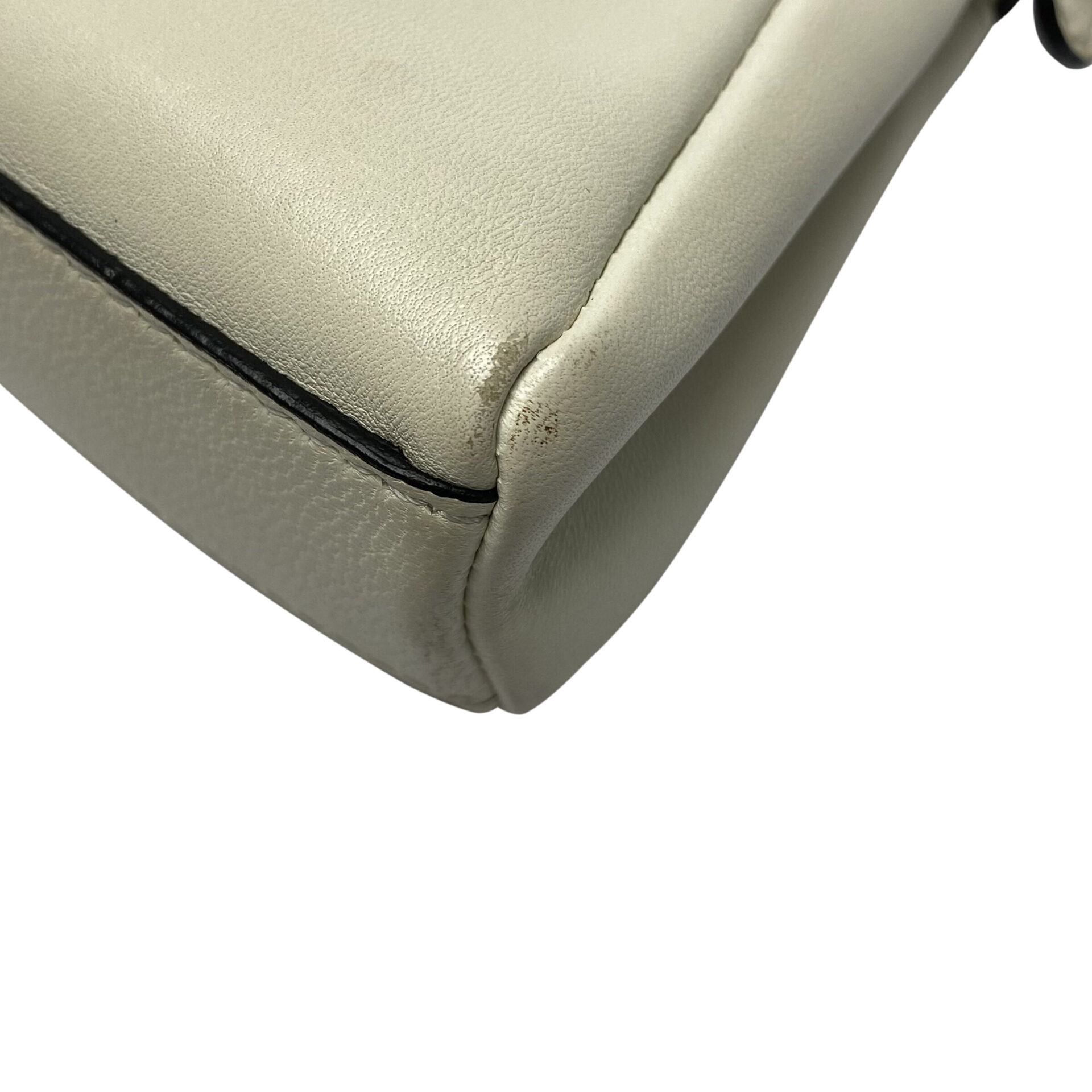 Bolsa Fendi Micro Peekaboo Off White