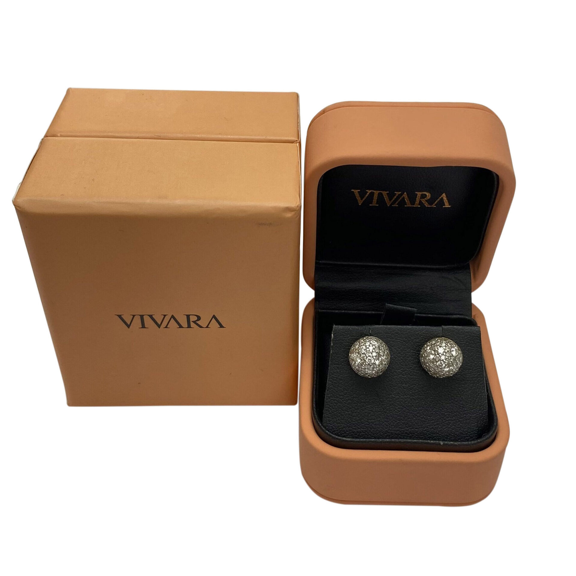 Par de Brincos Vivara Esfera