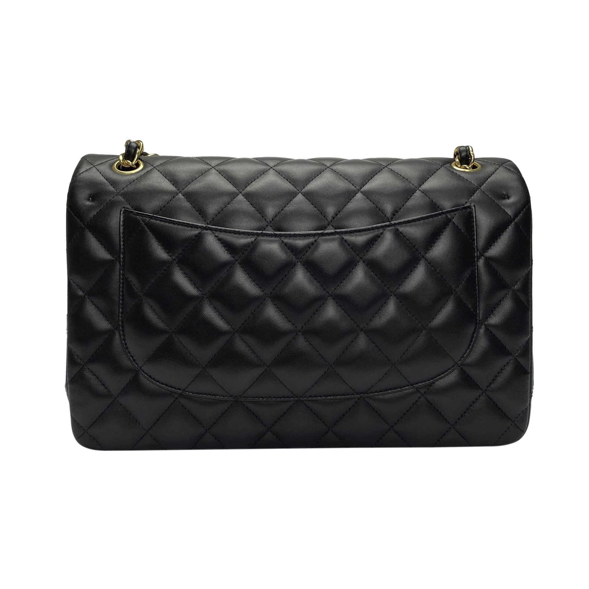 Bolsa Chanel Clássica Double Flap Jumbo Lambskin