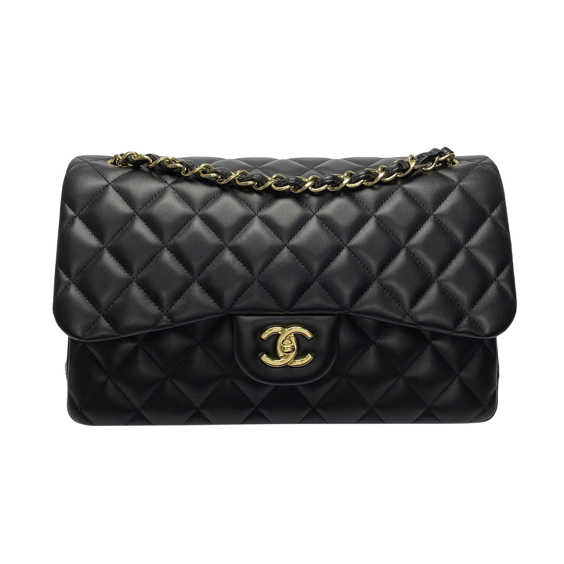 Bolsa Chanel Clássica Double Flap Jumbo Lambskin