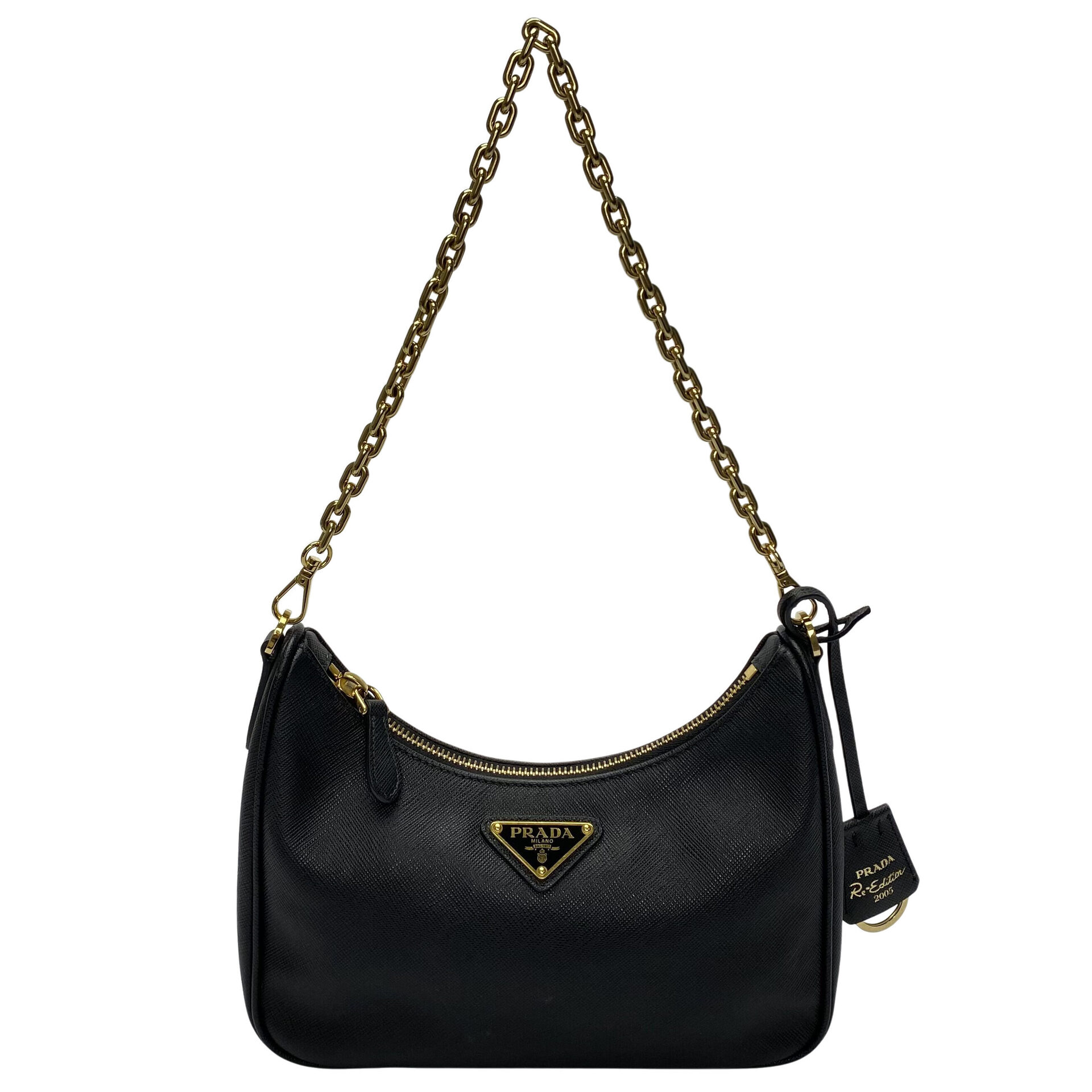 Bolsa Prada Re-Edition 2005 Preta