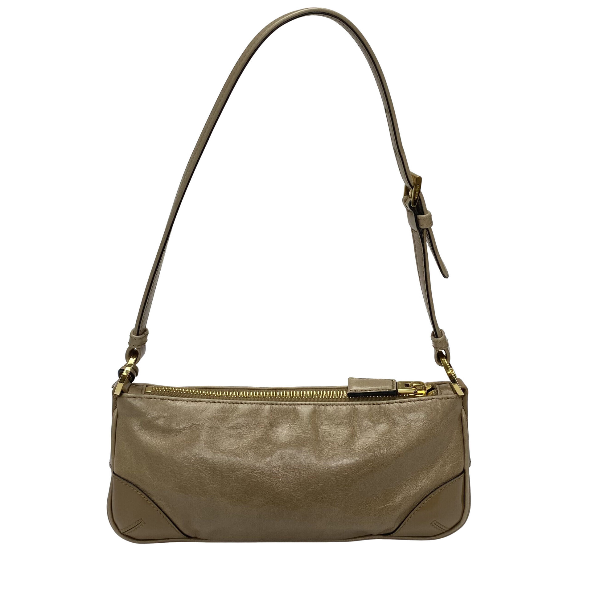 Bolsa Prada Re-Edition 2002 Bege