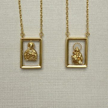 Escapulário Carla Amorim Proteção Retangular