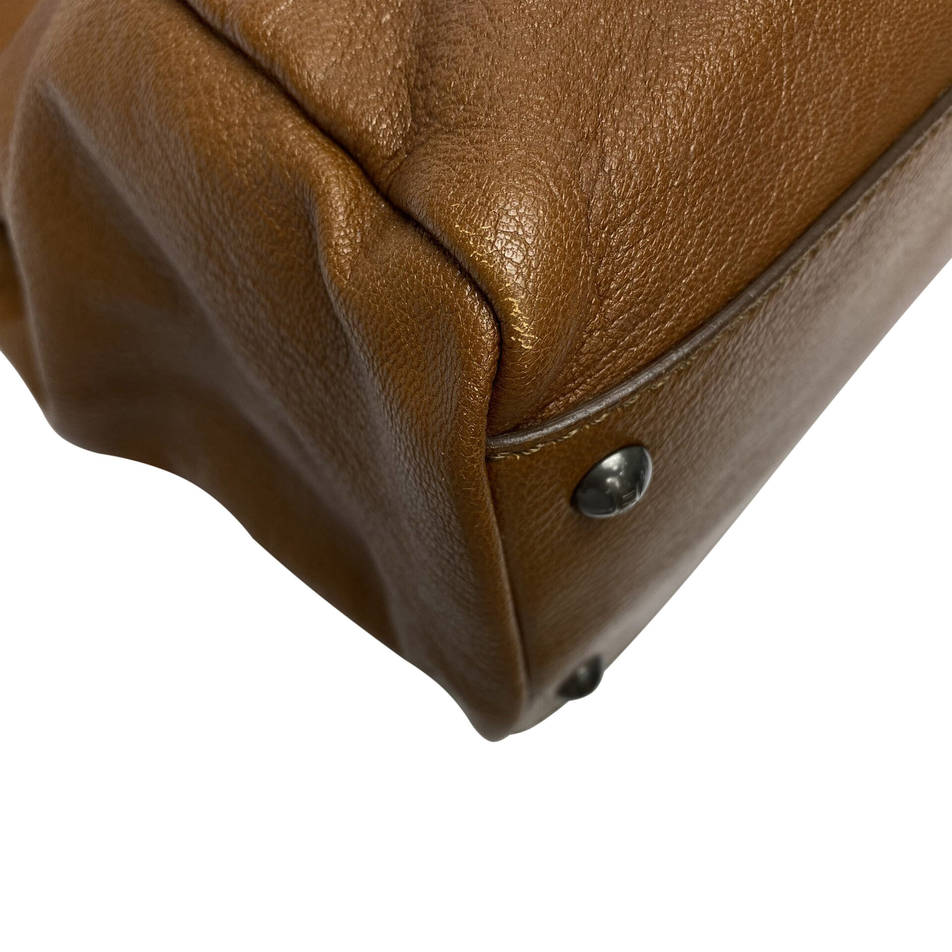 Bolsa Fendi Peekaboo Marrom