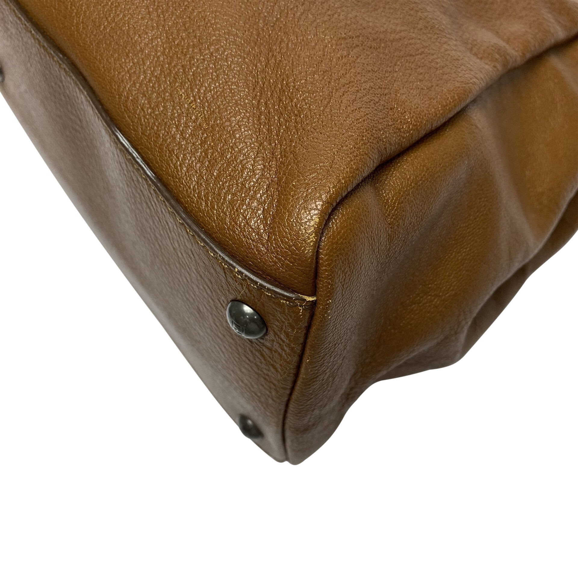 Bolsa Fendi Peekaboo Marrom