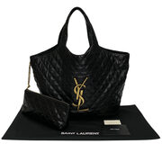 Bolsa Saint Laurent Tote Icare Preta