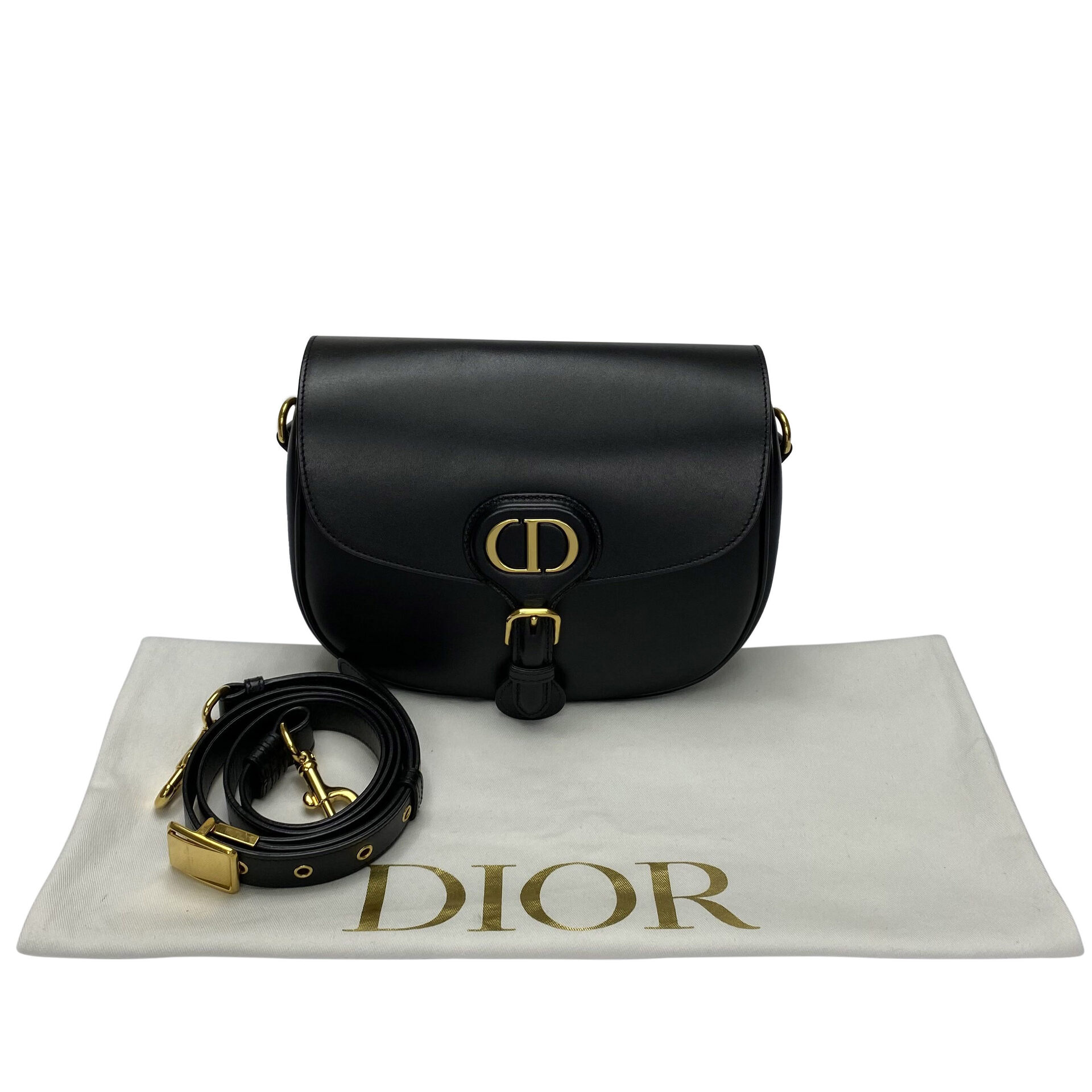 Bolsa Christian Dior Bobby Medium Preta