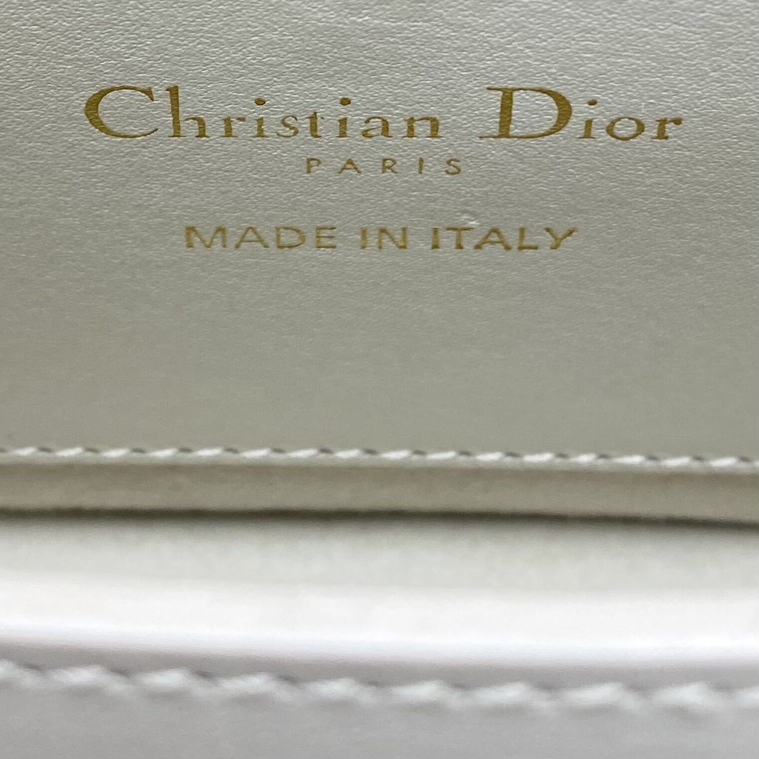 Bolsa Christian Dior Bobby East-West Off White