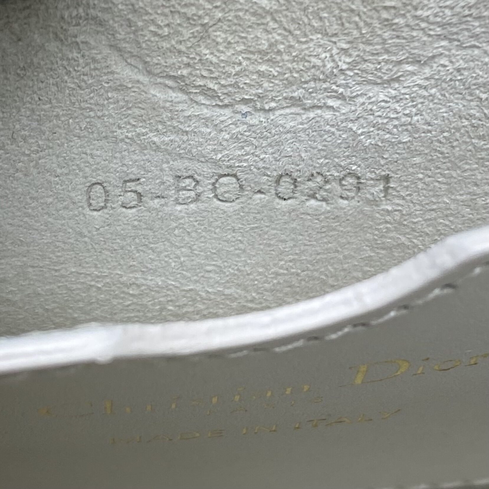 Bolsa Christian Dior Bobby East-West Off White