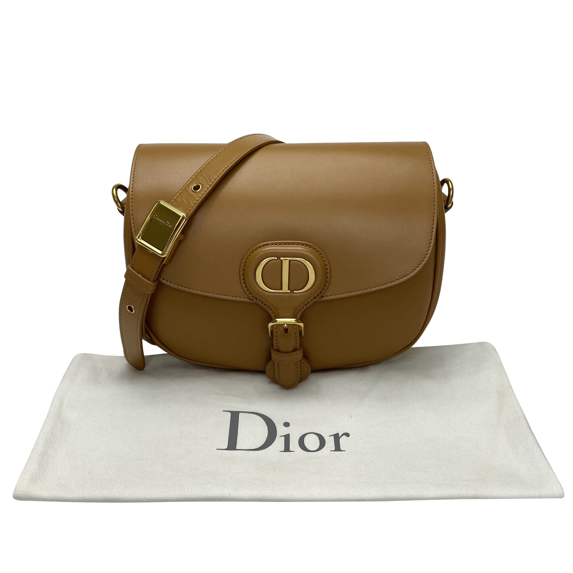 Bolsa Christian Dior Bobby Medium Caramelo