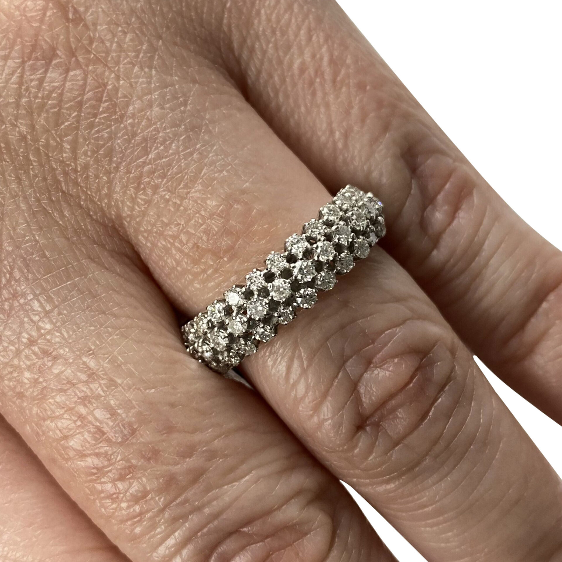 Aliança Riviera Diamantes - 1.68 ct.