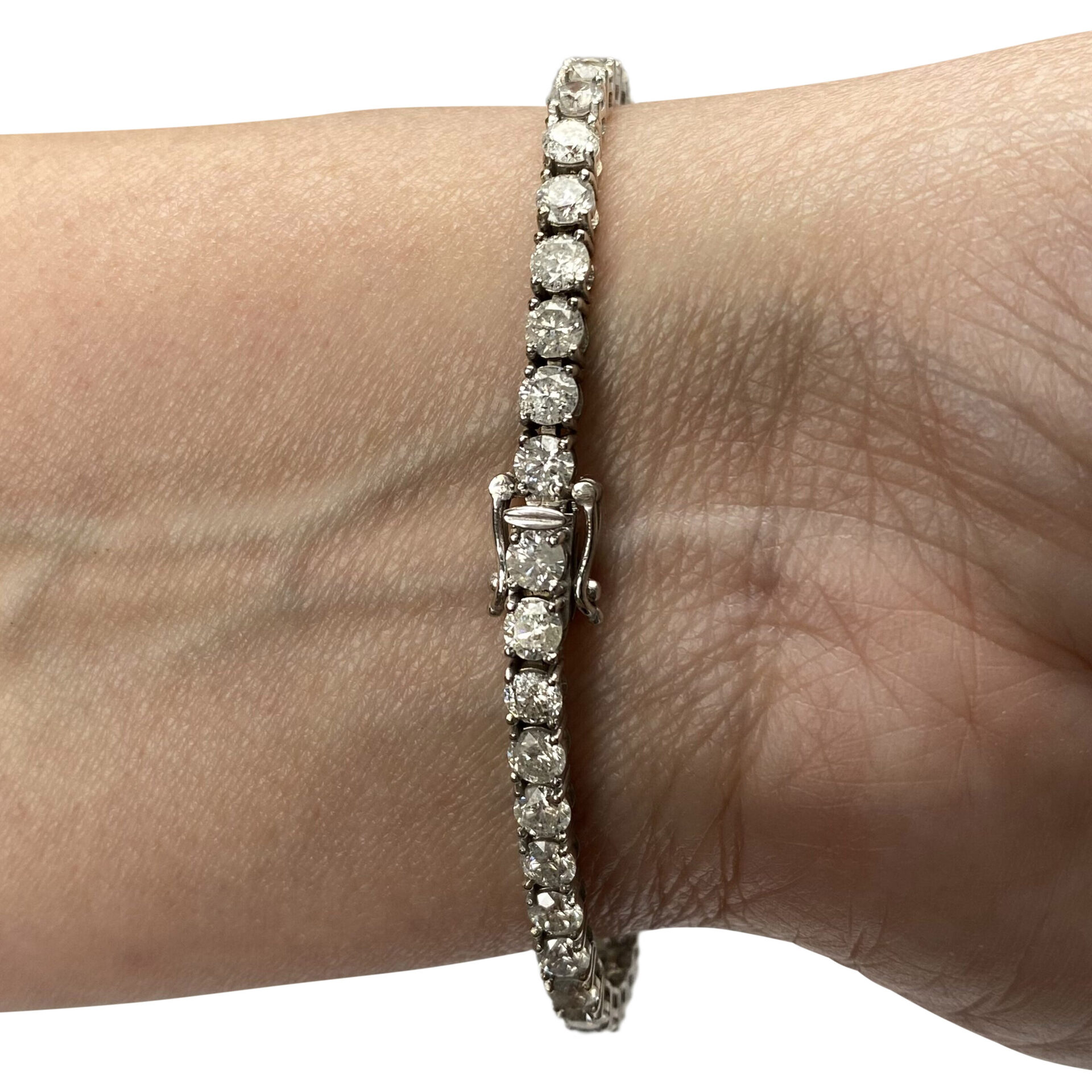 Pulseira Riviera - 7.83 ct.