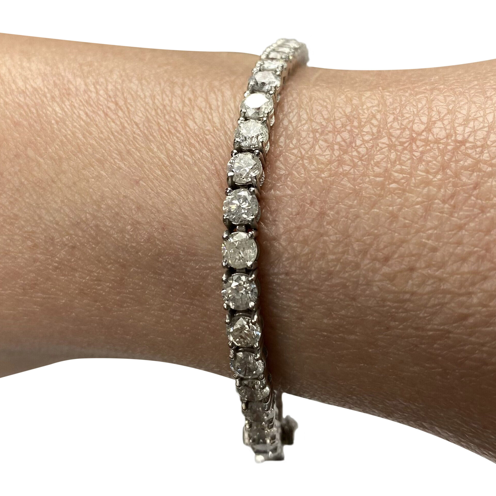 Pulseira Riviera - 7.83 ct.