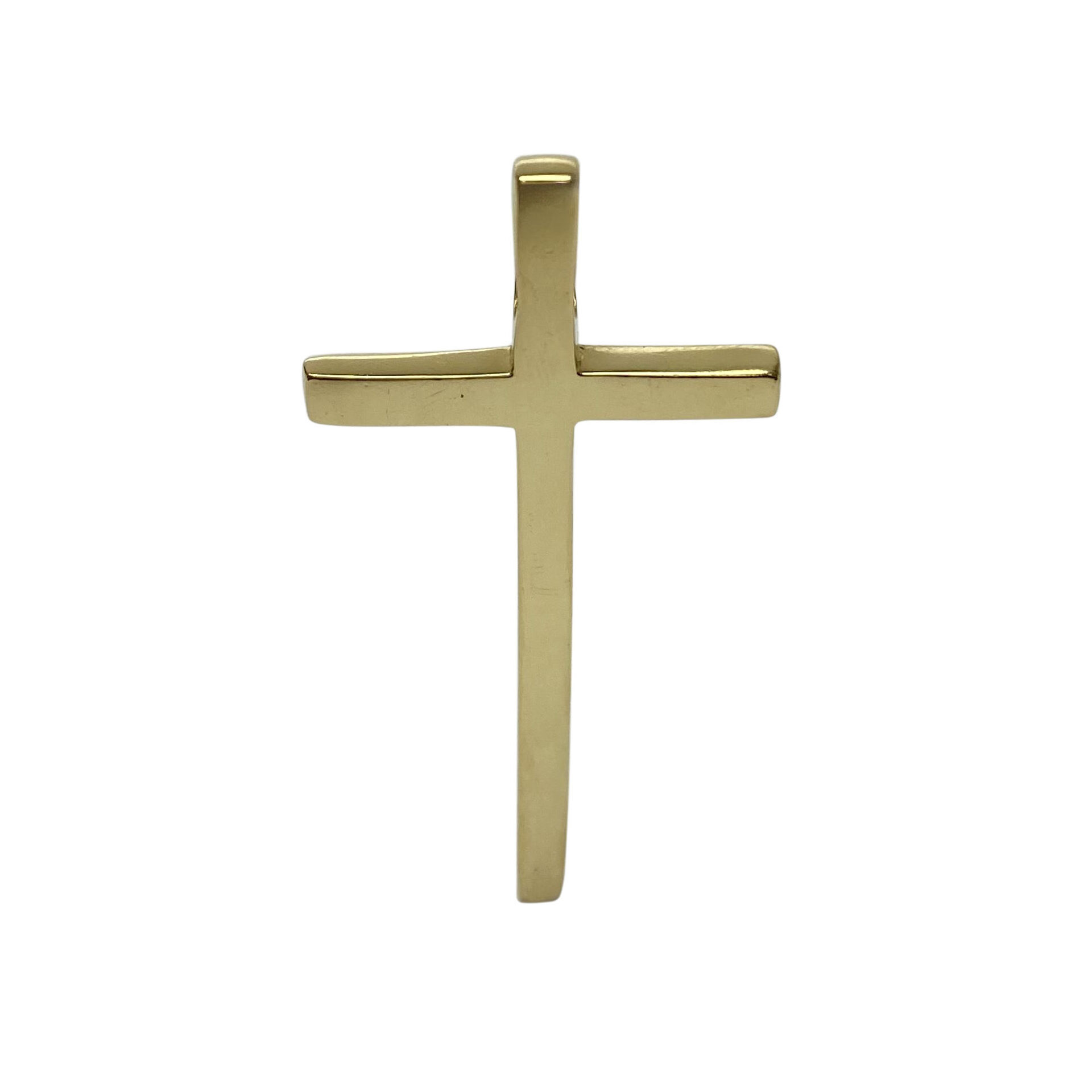 Pingente Cruz Ouro Amarelo