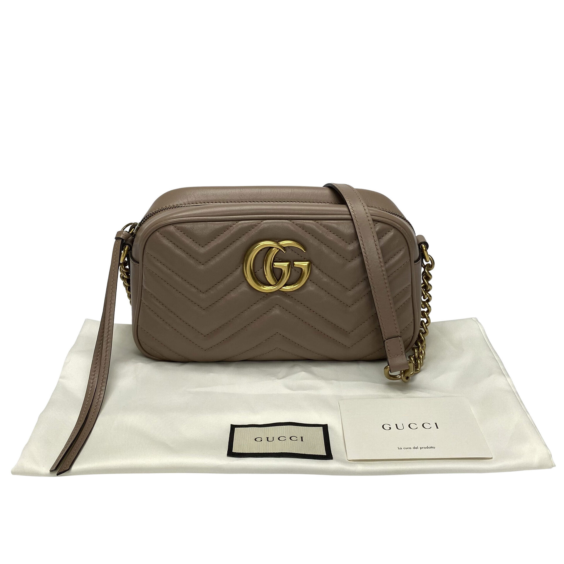 Bolsa Gucci GG Marmont Nude