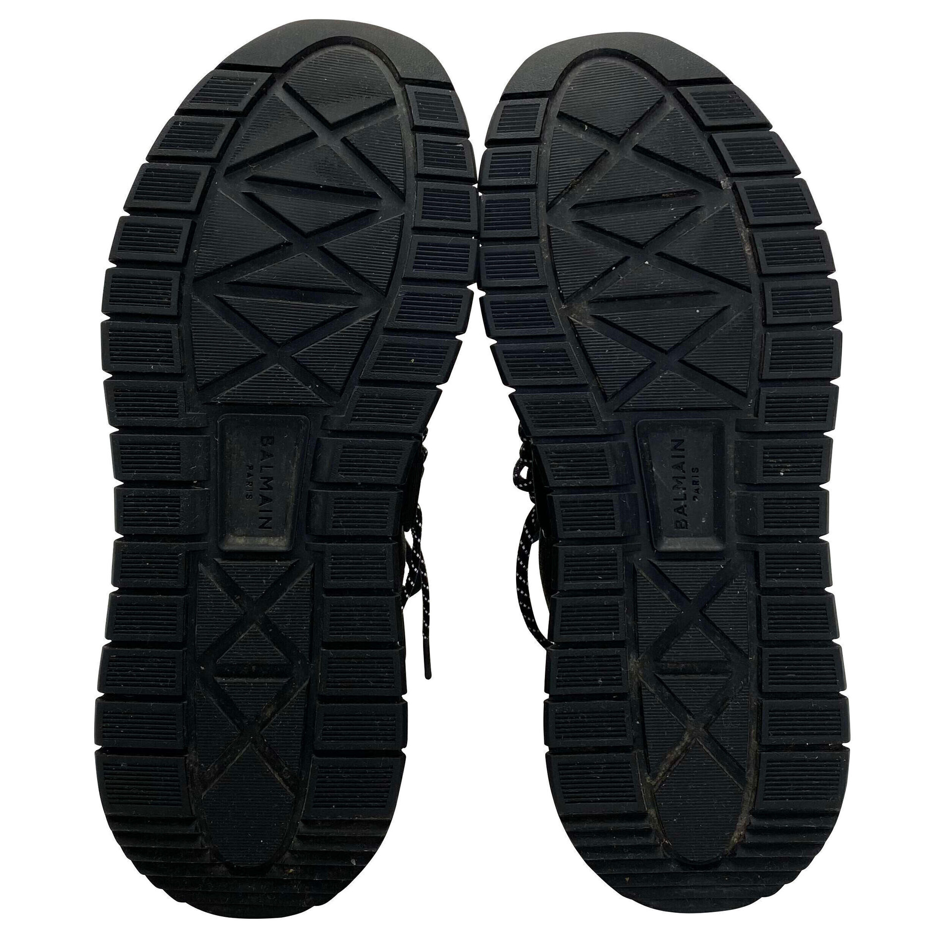 Tênis Balmain B Troop Stretch Kint Hogh Top