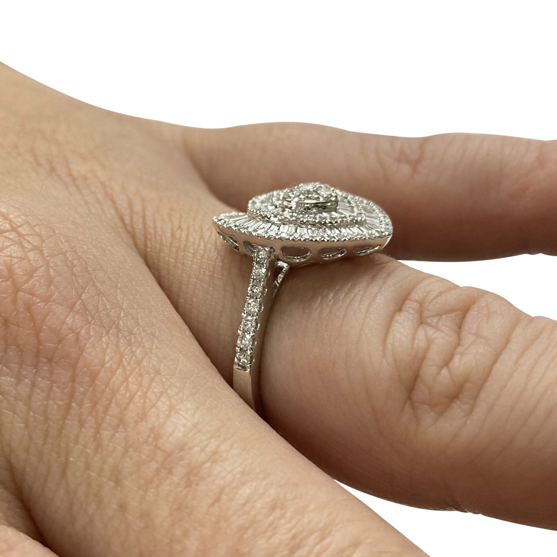 Anel Coração Diamantes - 0.68 ct