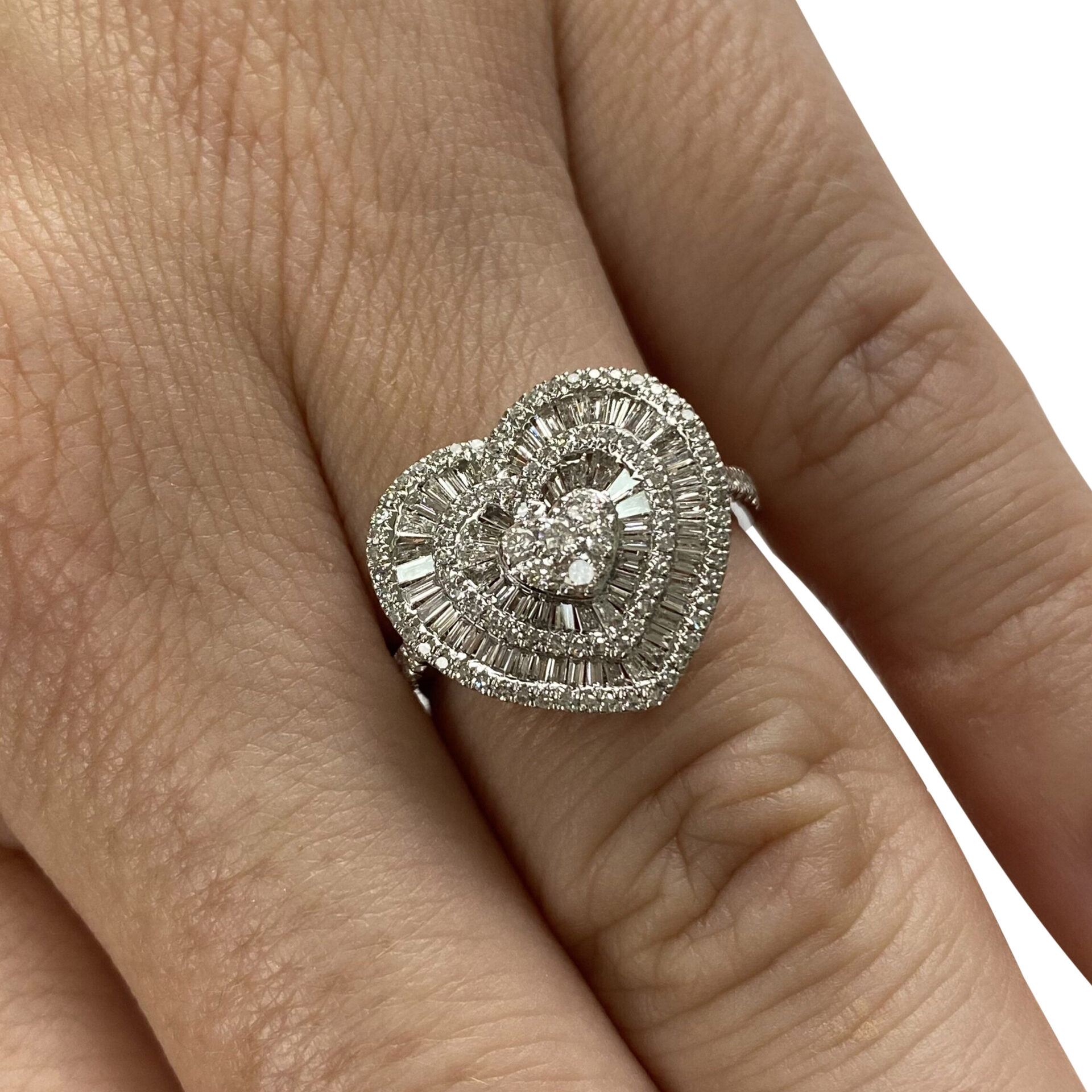 Anel Coração Diamantes - 0.68 ct