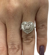 Anel Coração Diamantes - 0.68 ct