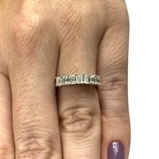 Meia Aliança Diamantes - 1.11 ct